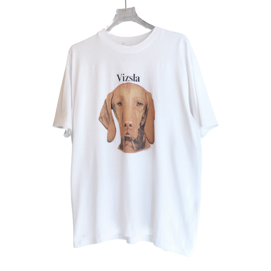 90s Dog Tee "Vizsla" -TELETREND COLS-⠀