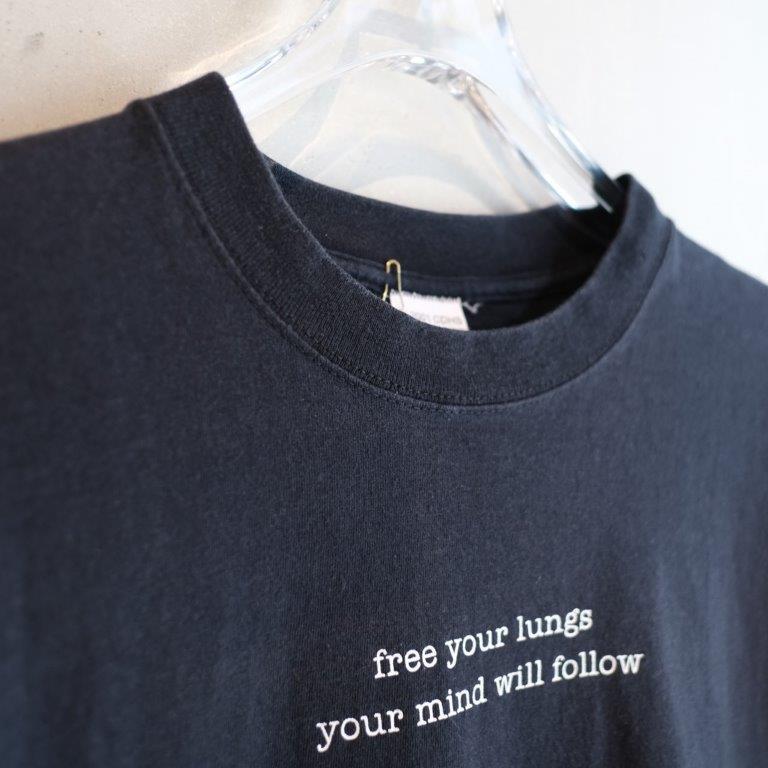 00s Message Tee -smoke free-