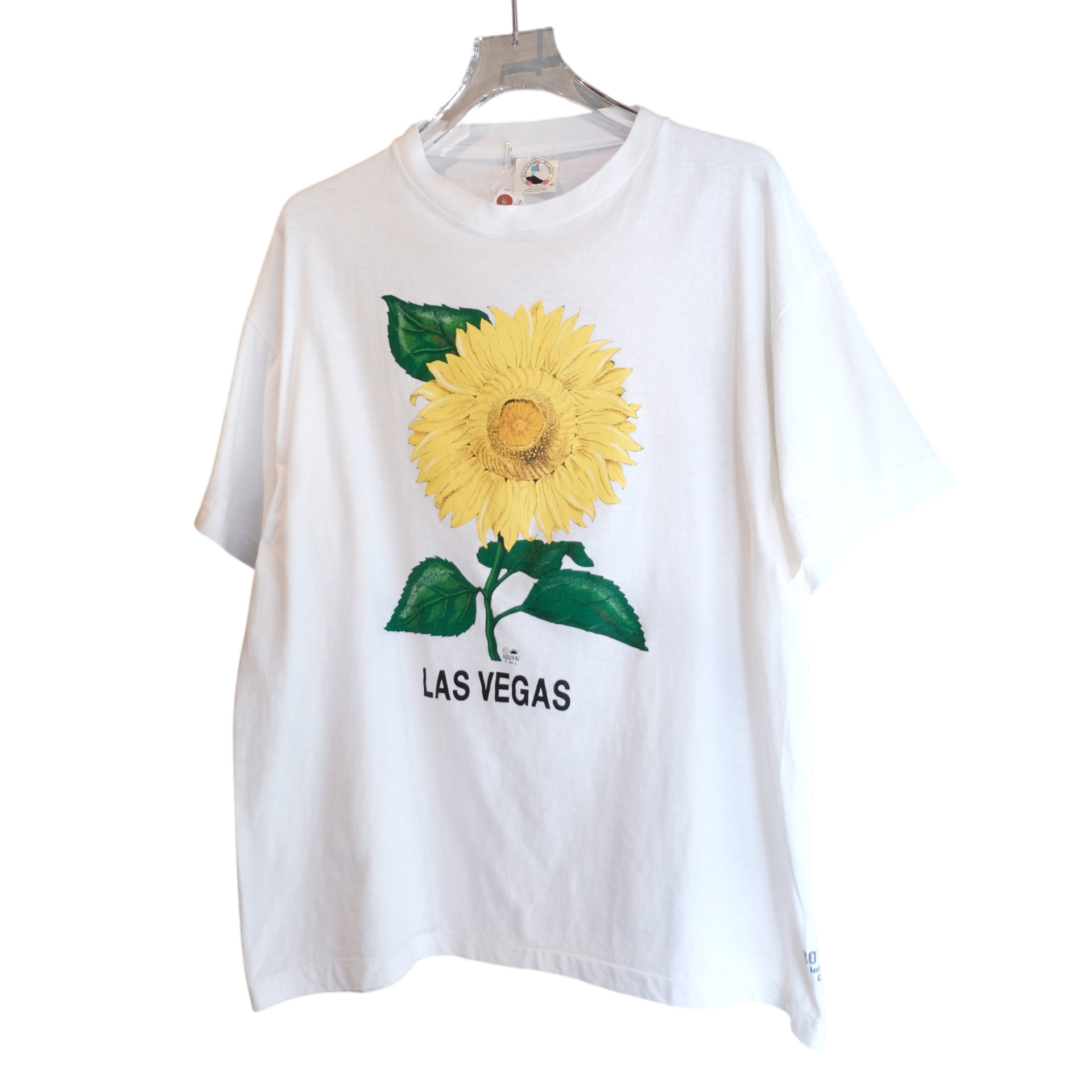 サンフラワー ひまわりプリント スウェット カナダ製 ヴィンテージ 90s