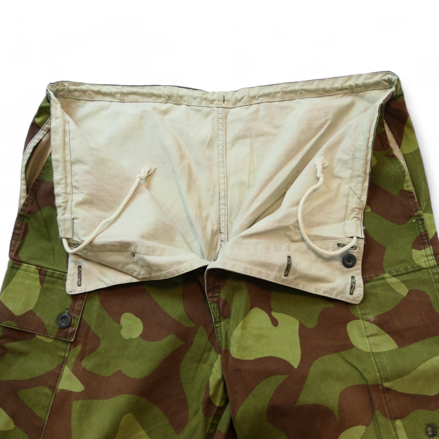 VINTAGE 90s L-XL M-62 Reversible Over Pants -Finnish Army-
