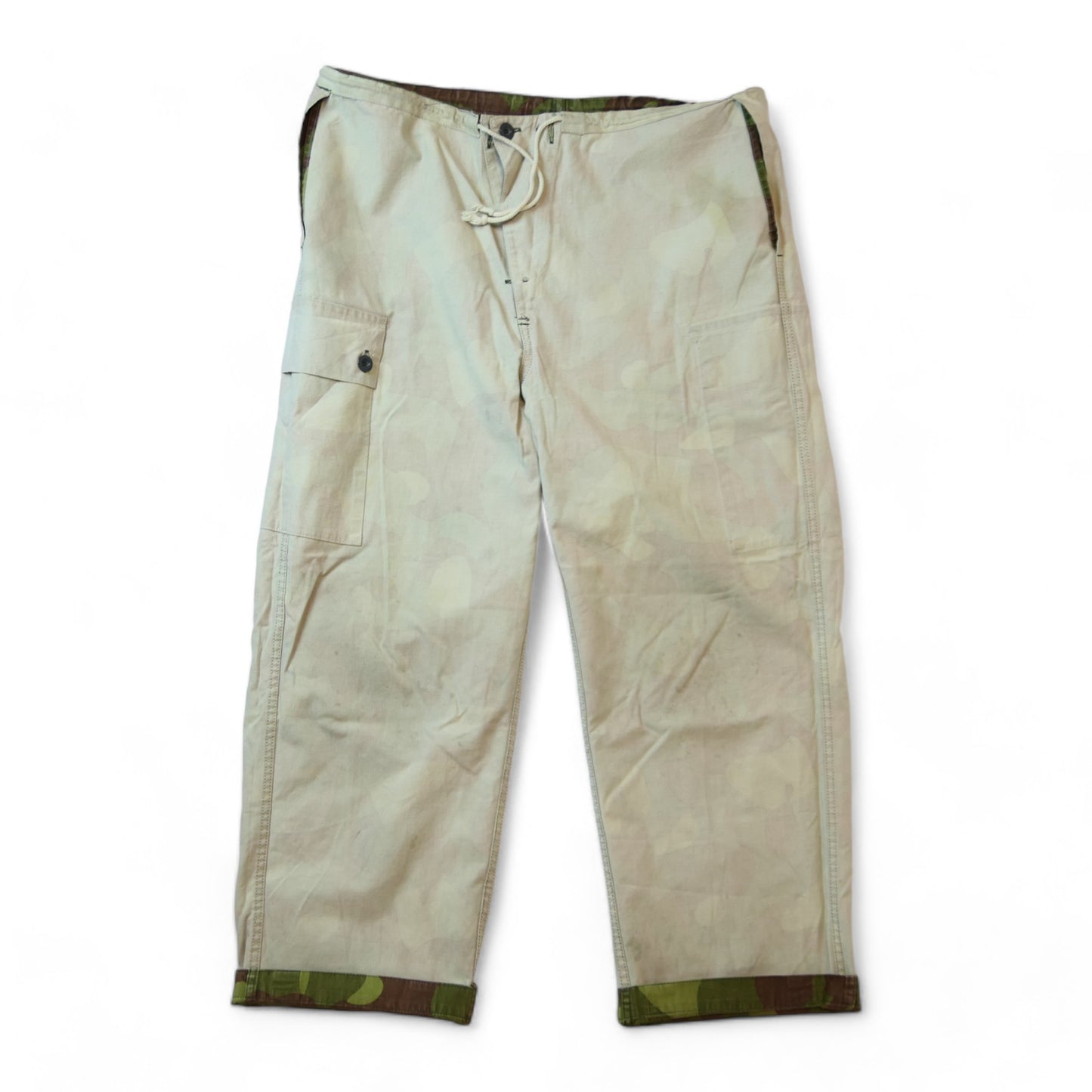 VINTAGE 90s L-XL M-62 Reversible Over Pants -Finnish Army-