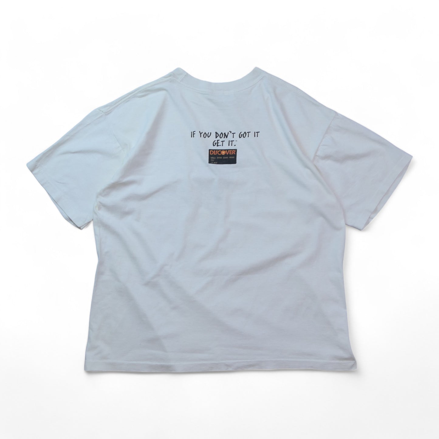 VINTAGE 90s XL Promotion Tee -DISCOVER CARD-