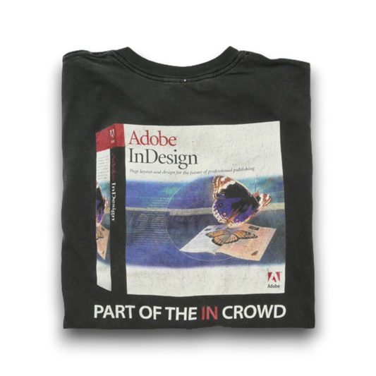 VINTAGE 90s L Promotion Tee "InDesign" -adobe-