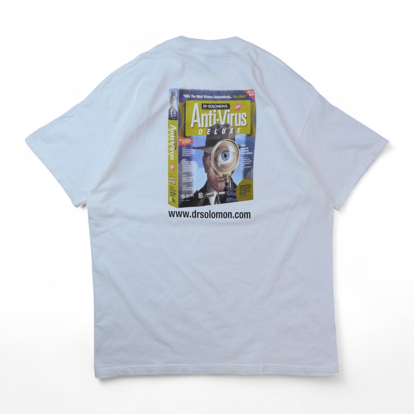 VINTAGE 90s XL Promotion Tee -Dr.Solomon's anti virus-