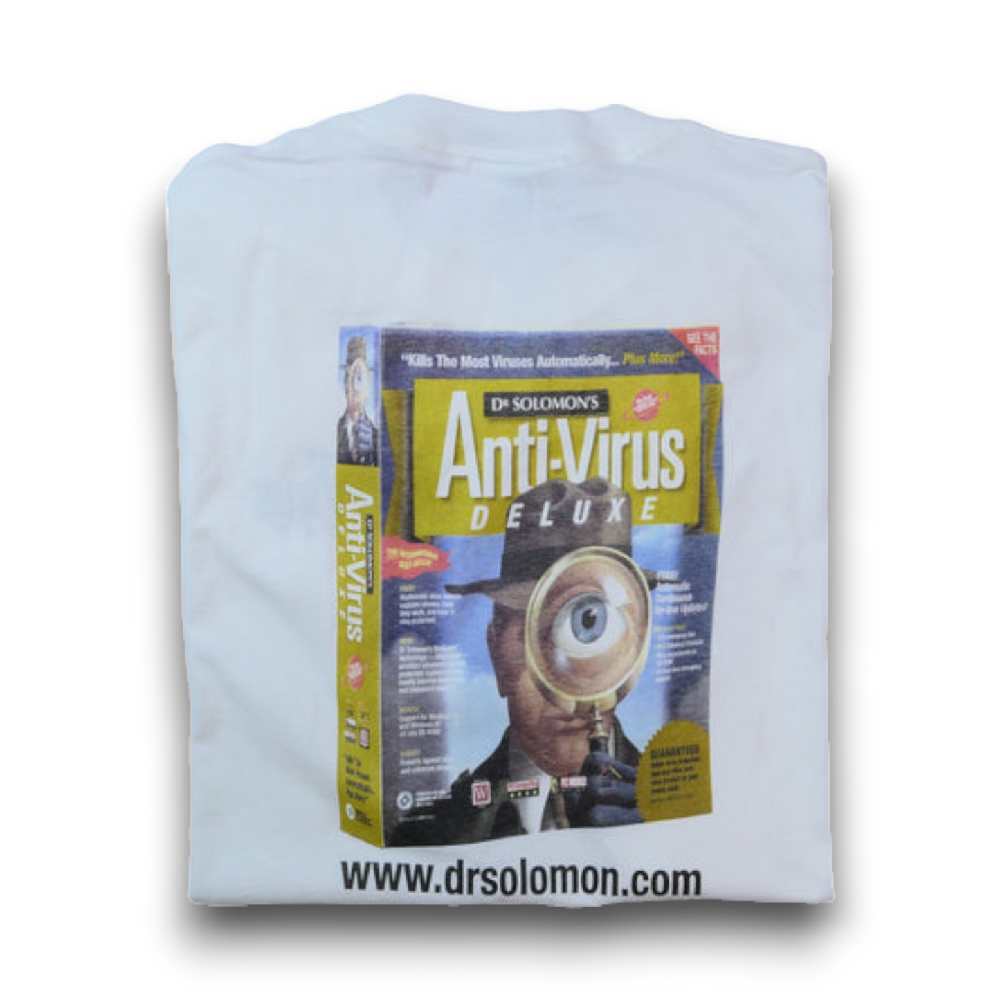 VINTAGE 90s XL Promotion Tee -Dr.Solomon's anti virus-