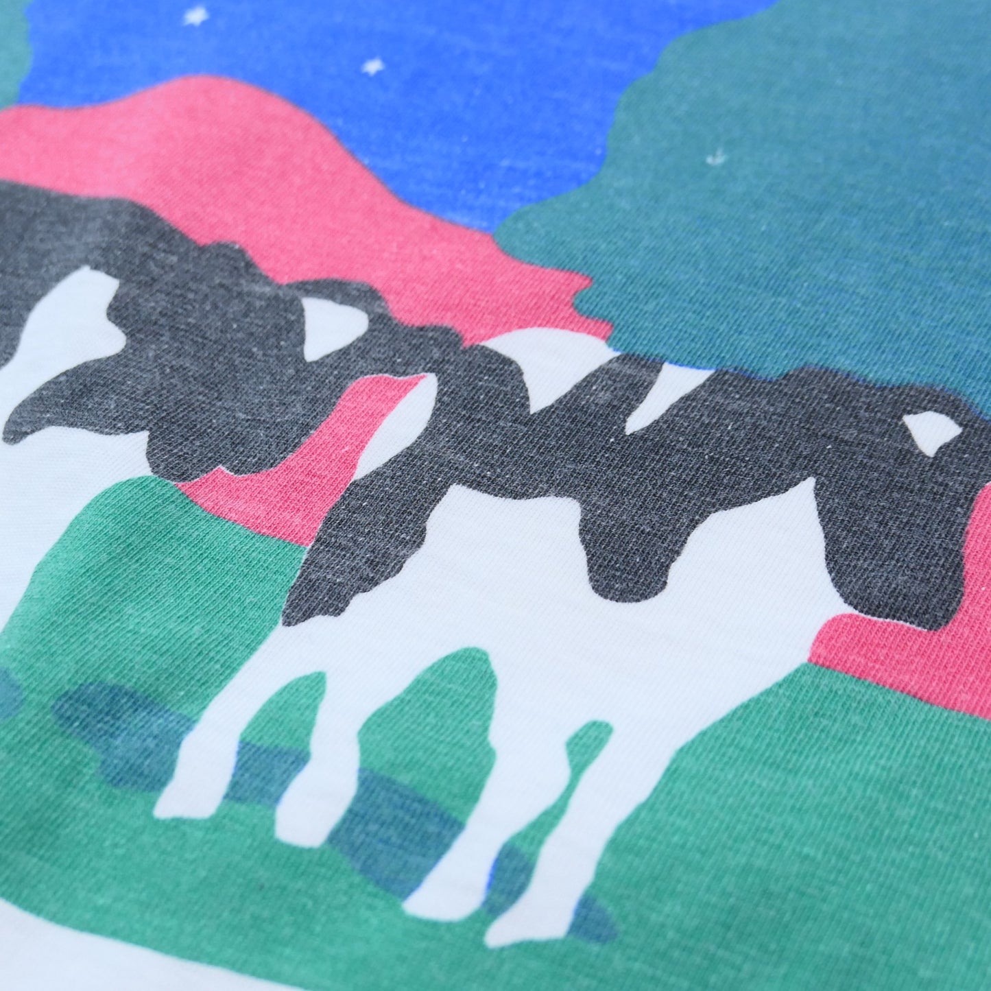 VINTAGE 80s XL Art Tee "Woody Jackson"