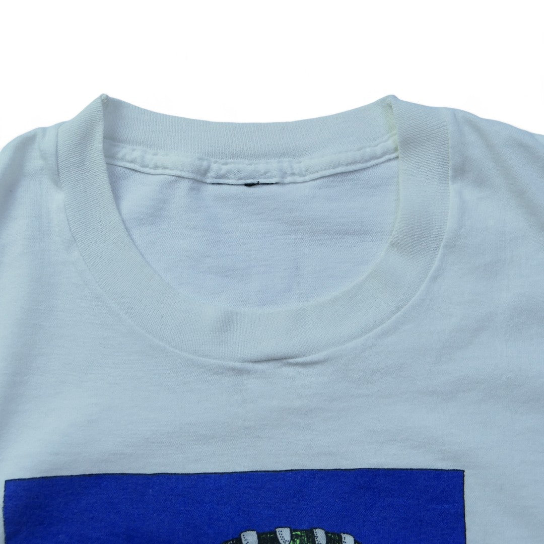 VINTAGE 90s L-XL Art Tee -Frankenstein-