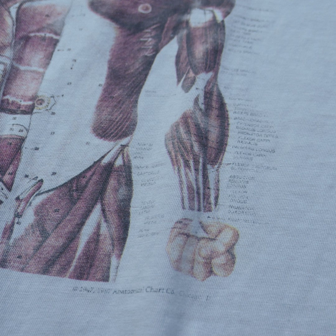 VINTAGE 90s L Art Tee -Anatomical Chart-