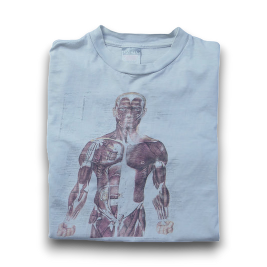 VINTAGE 90s L Art Tee -Anatomical Chart-