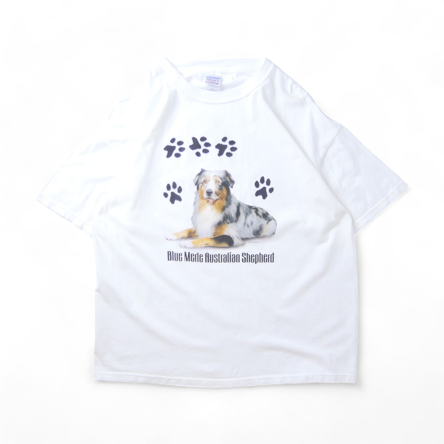 VINTAGE 90-00s XL Dog Tee -Australian Shpherd-