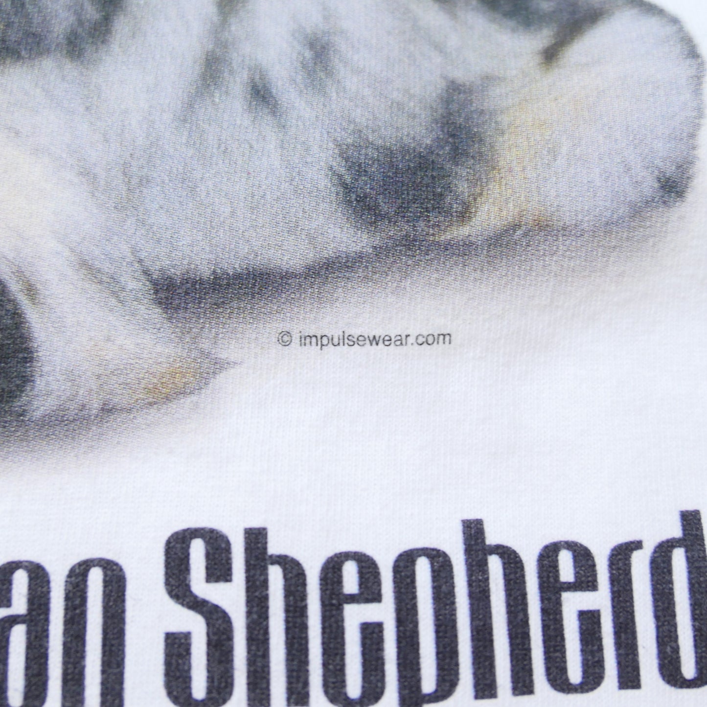 VINTAGE 90-00s XL Dog Tee -Australian Shpherd-
