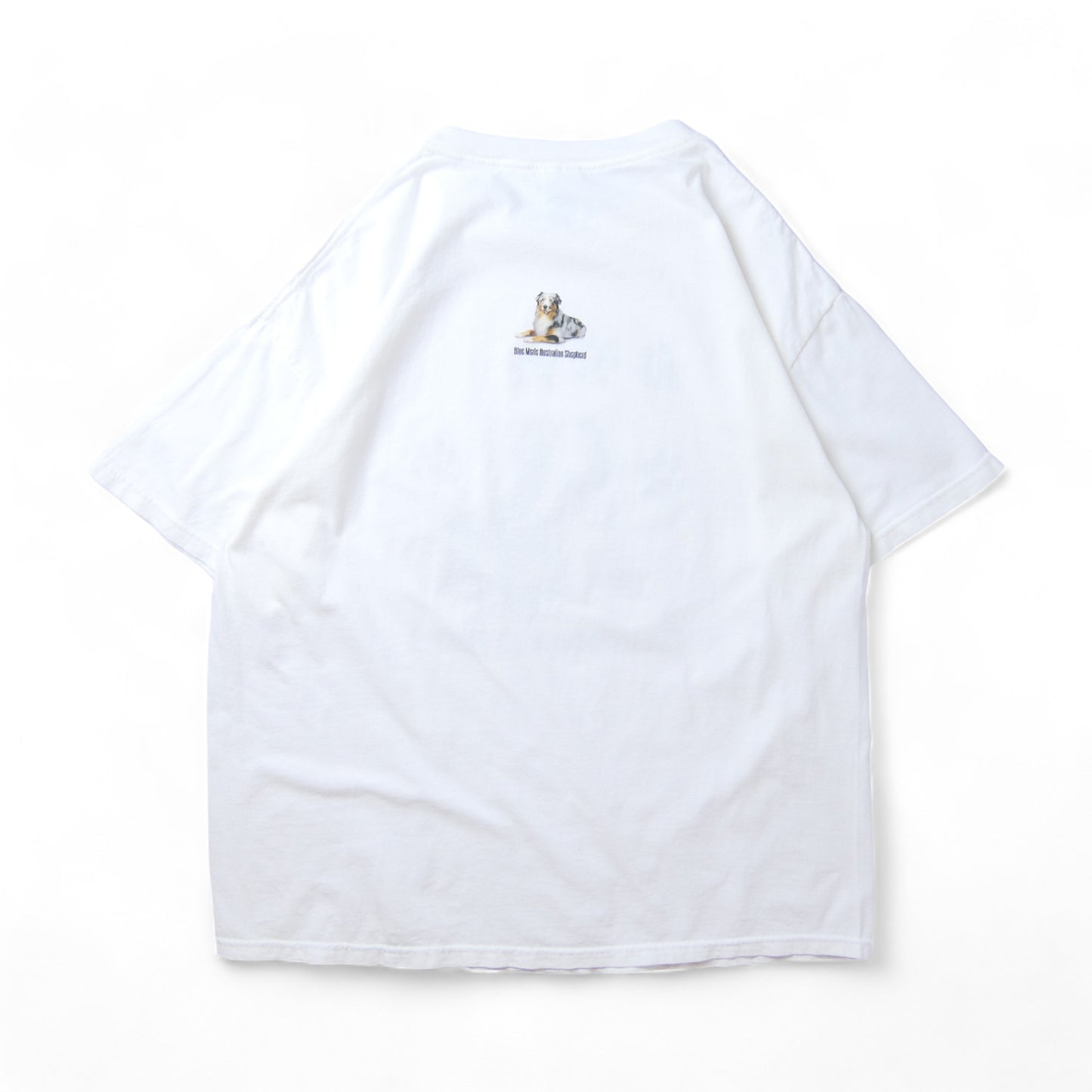VINTAGE 90-00s XL Dog Tee -Australian Shpherd-