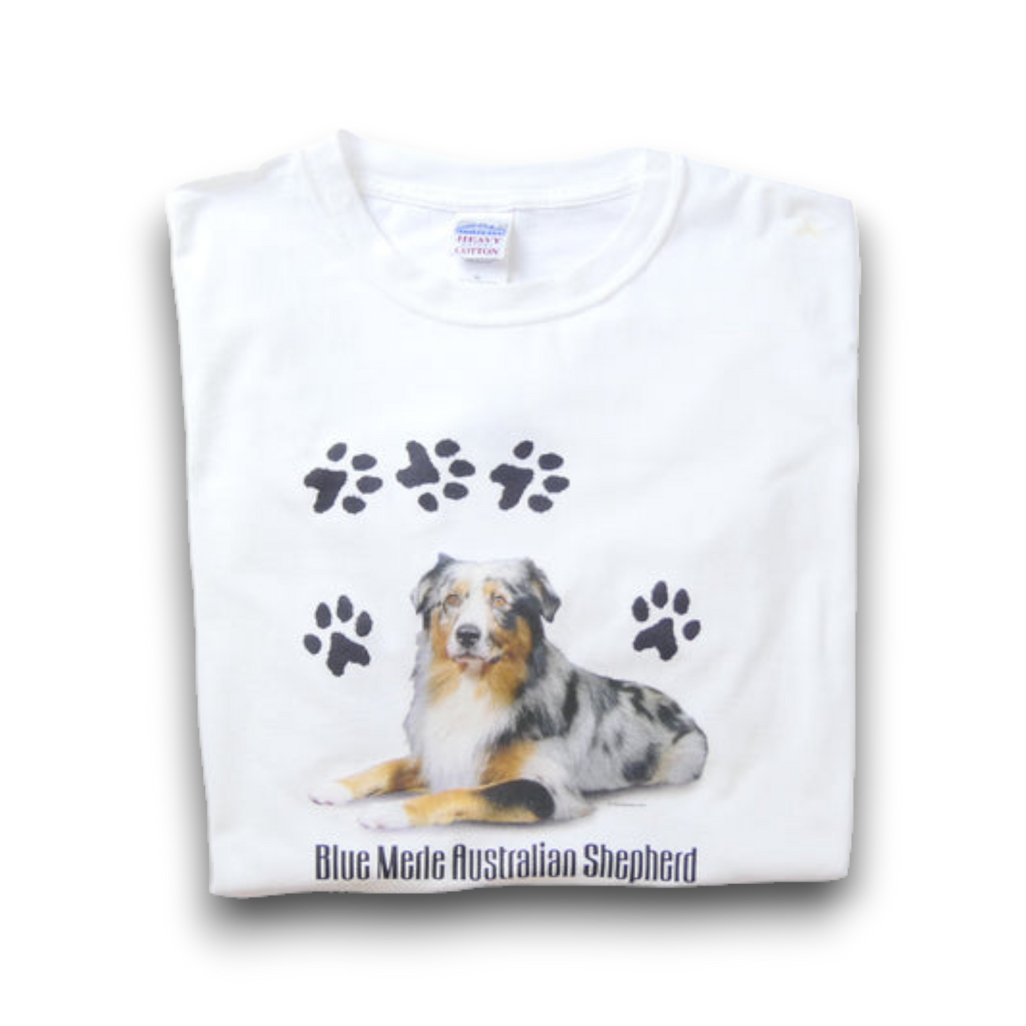 VINTAGE 90-00s XL Dog Tee -Australian Shpherd-