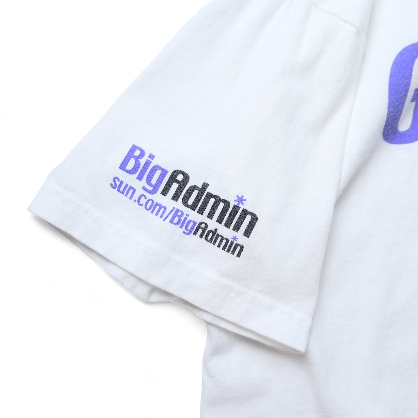 VINTAGE 90-00s M-L Promotion Tee "got script?" -Sun microsystems-