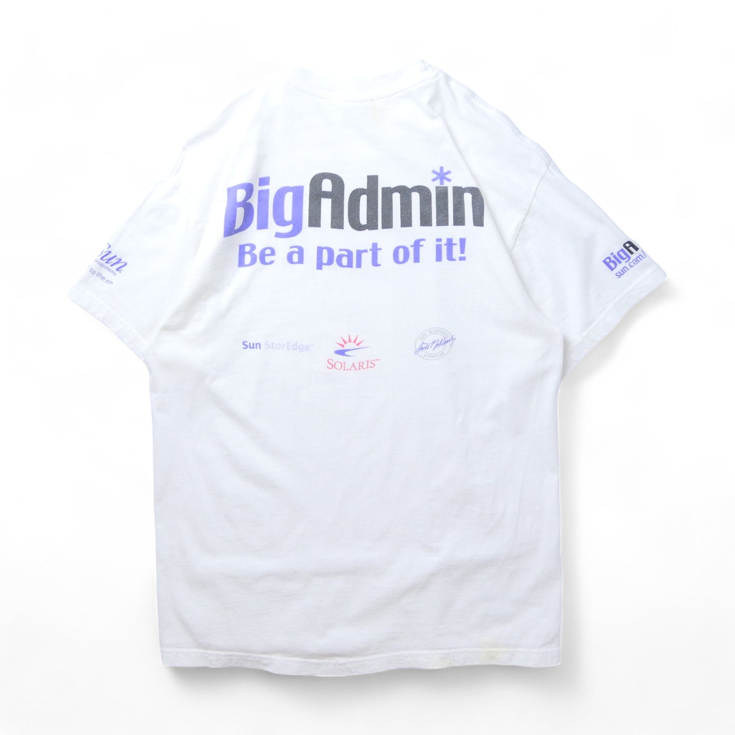 VINTAGE 90-00s M-L Promotion Tee "got script?" -Sun microsystems-