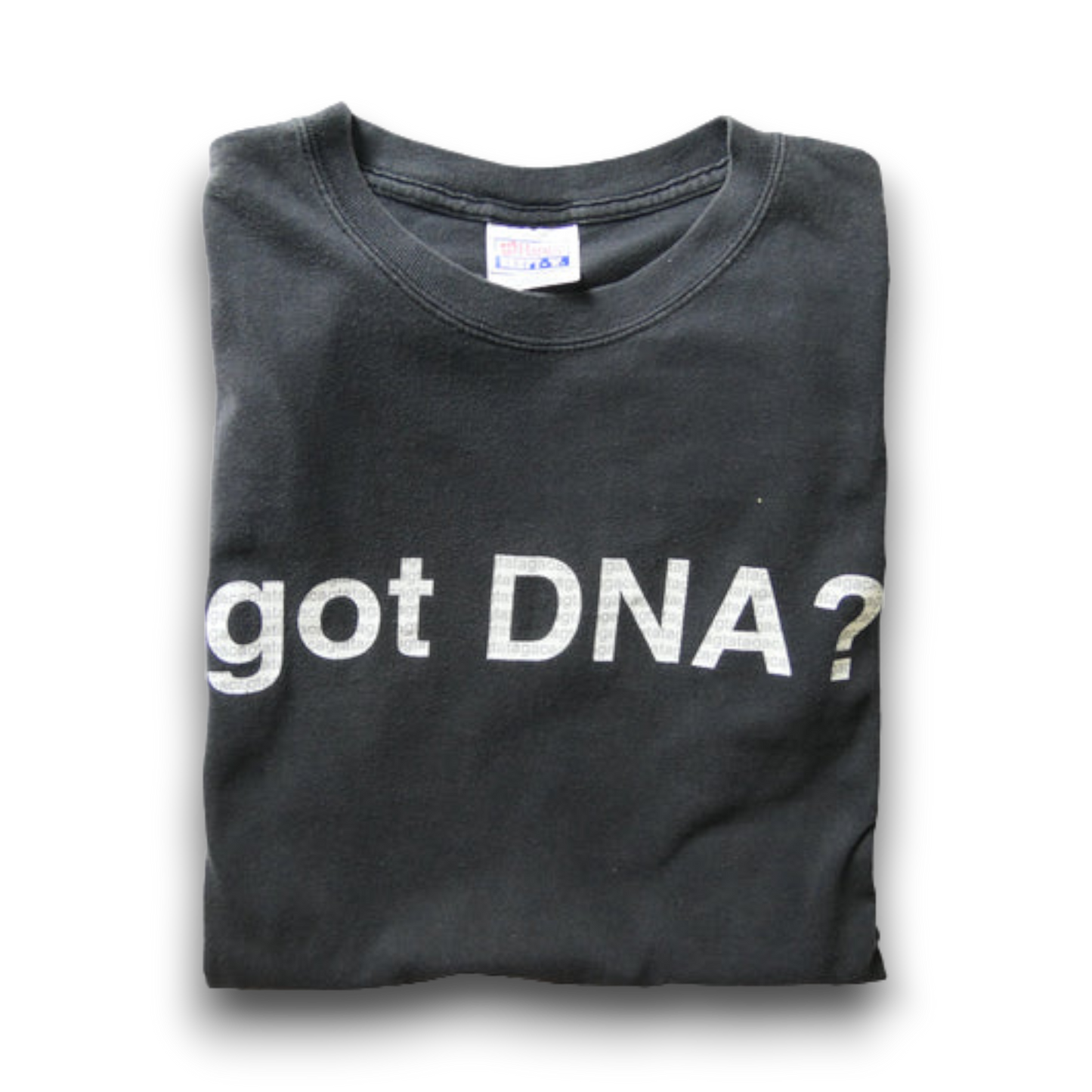 VINTAGE 90-00s M-L "got milk?" Parody Tee -got DNA?-