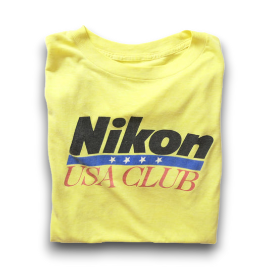VINTAGE 80-90s M-L Promotion Tee -Nikon-