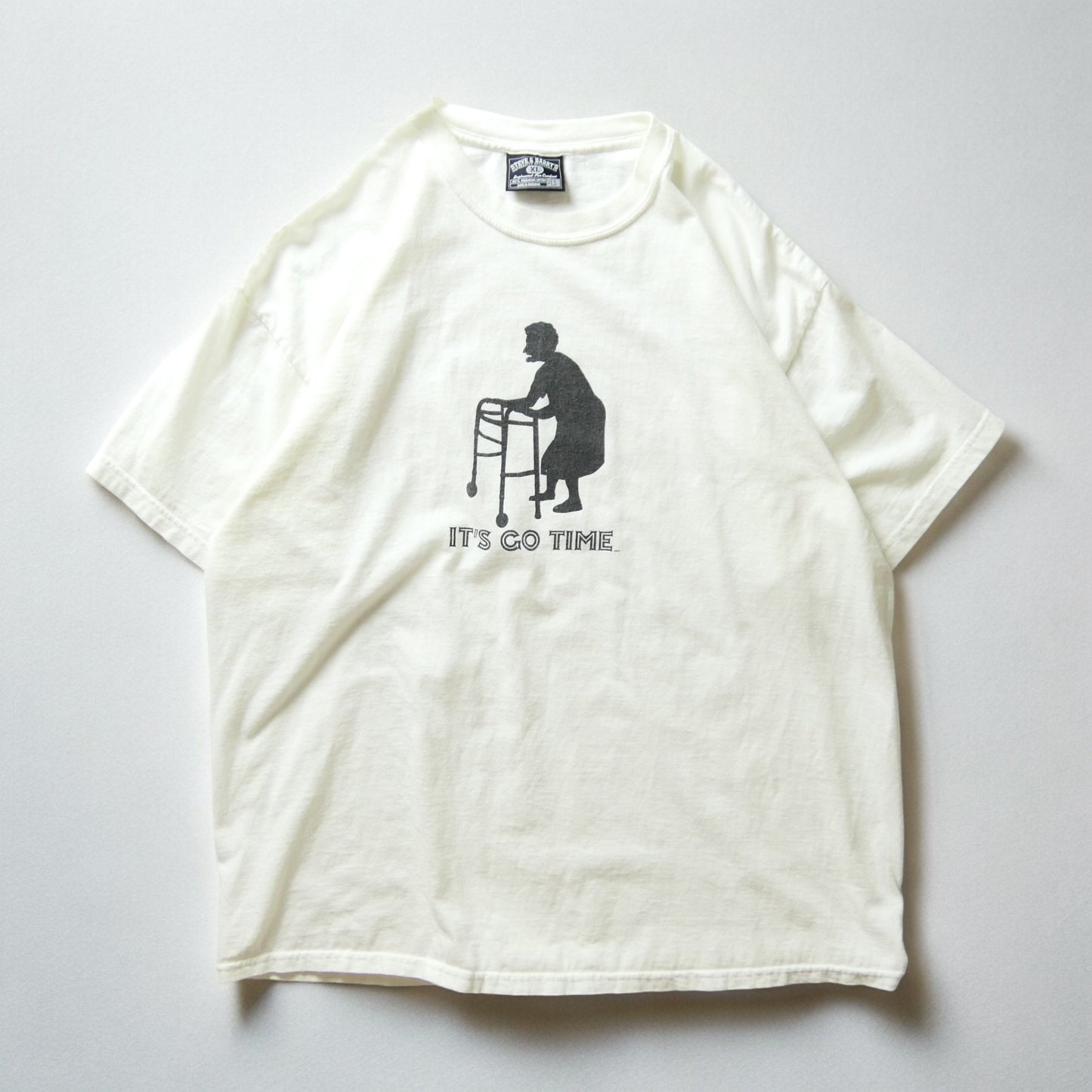 USED XL Message Tee -IT'S GO TIME-