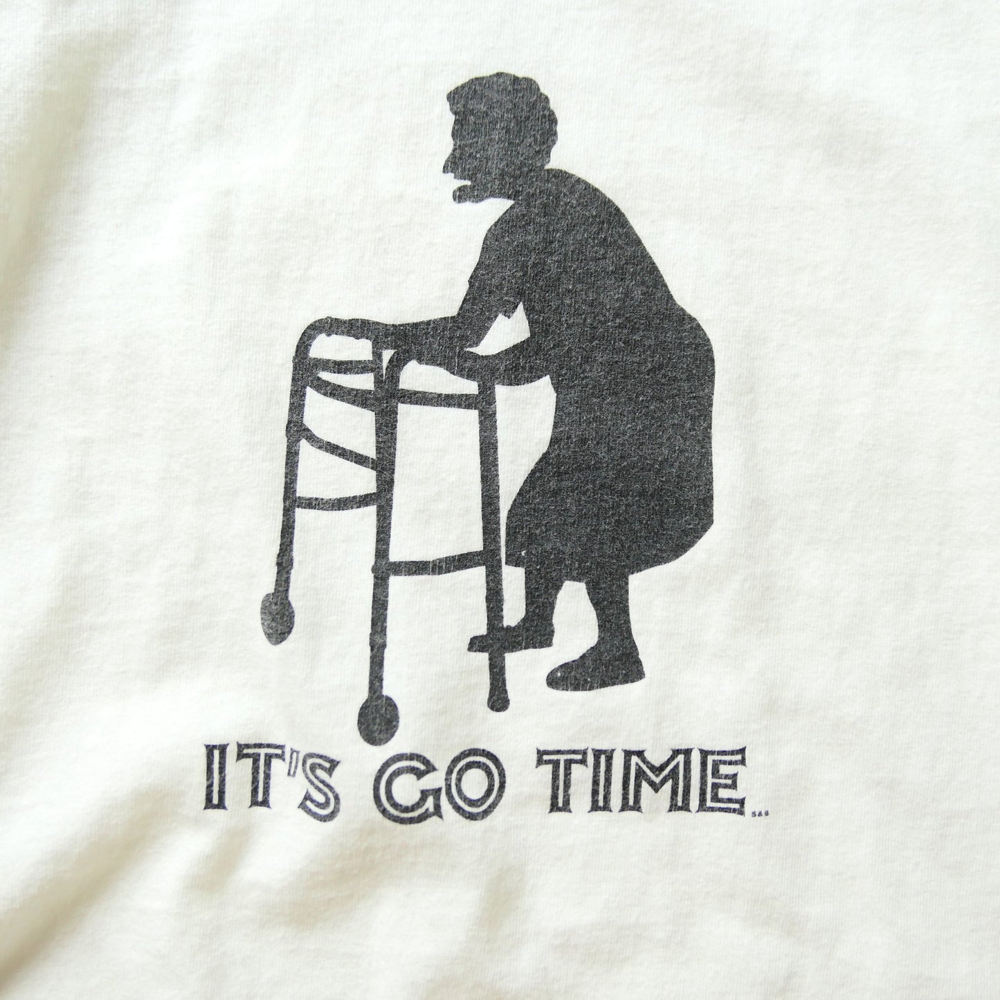USED XL Message Tee -IT'S GO TIME-