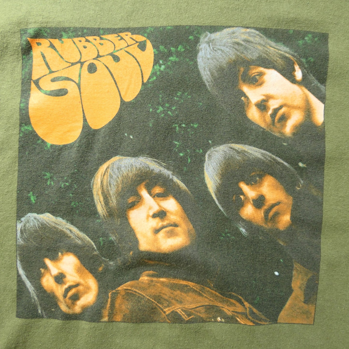 VINTAGE 00s XL Rock Band Tee "Rubber Soul" -The Beatles-