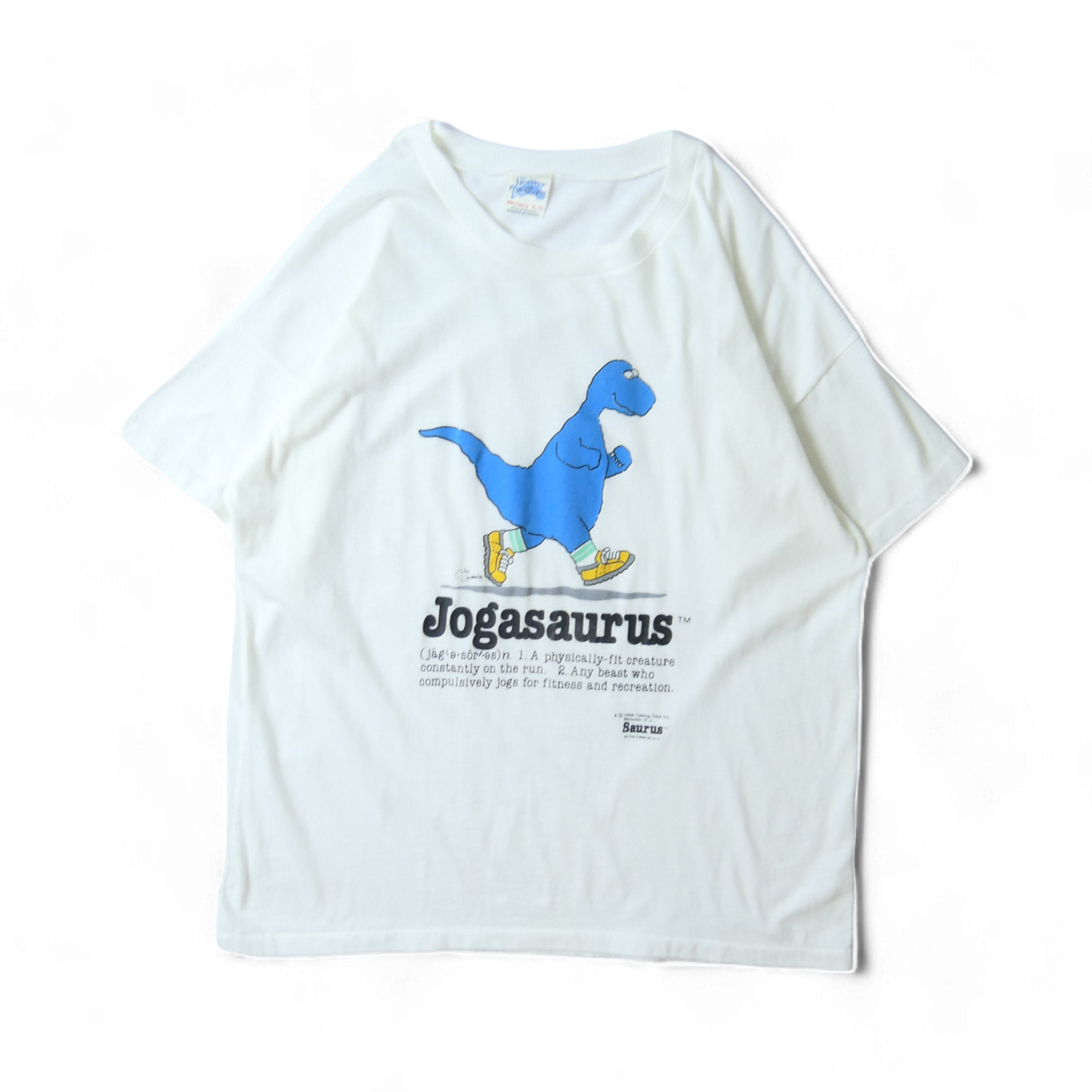 VINTAGE 80s XL Character Tee -Jogasaurus- – ユウユウジテキ