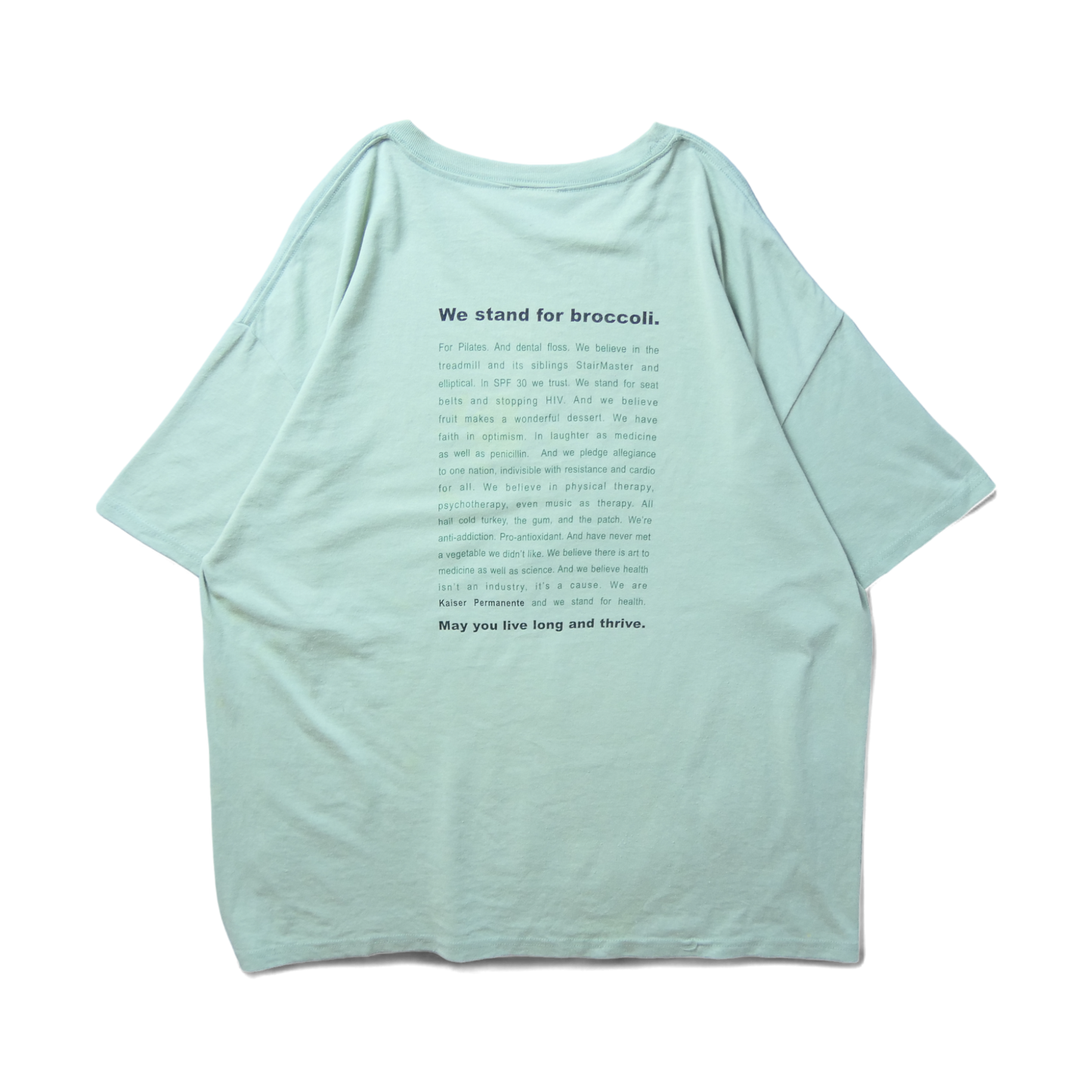 VINTAGE 90-00s XL Promotion Tee -kaiser permanent-