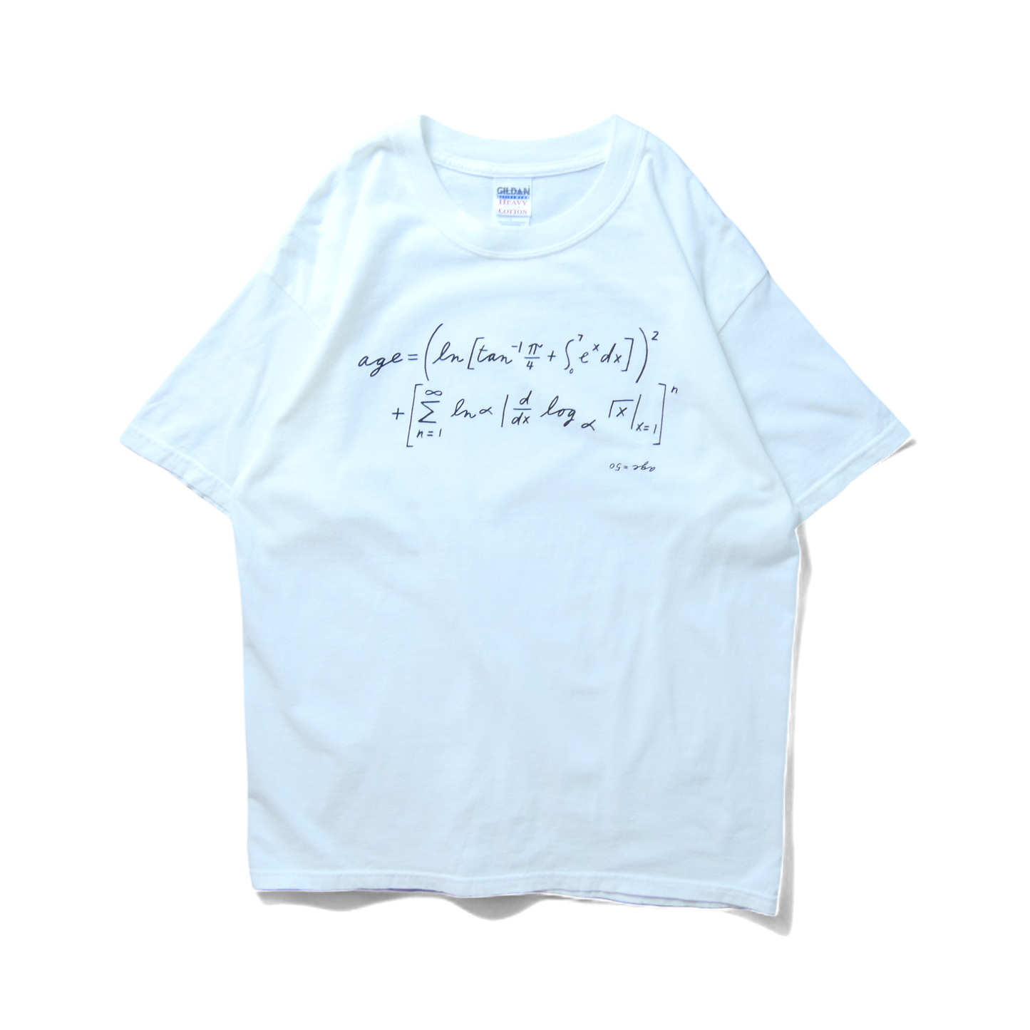 VINTAGE 90-00s Science Tee -Age Equation-