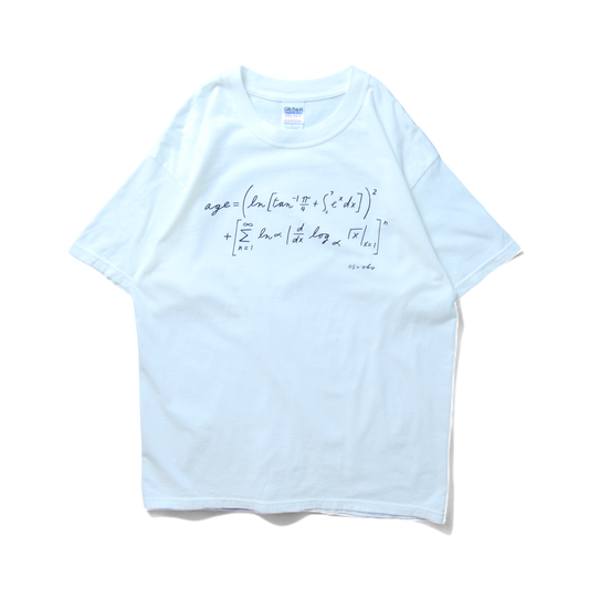 VINTAGE 90-00s Science Tee -Age Equation-