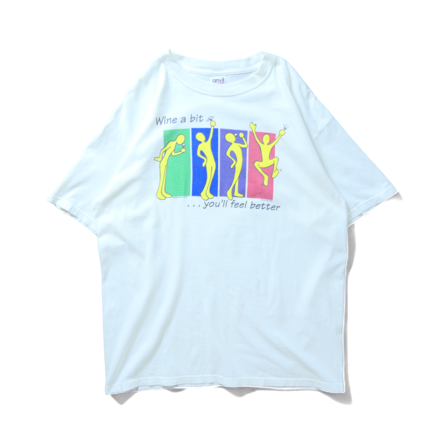 VINTAGE 90s L "Keith Haring" Parody Tee -Chris's Stuff-