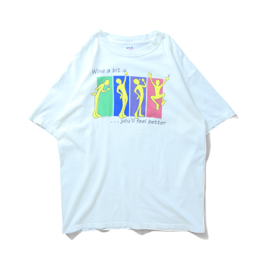 VINTAGE 90s L "Keith Haring" Parody Tee -Chris's Stuff-