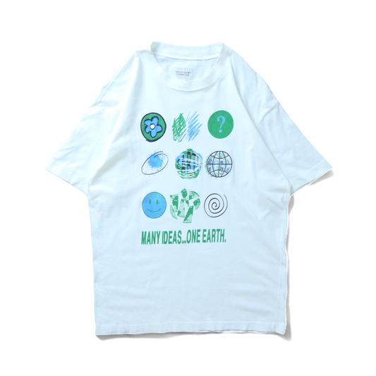 VINTAGE 90s L-XL Art Tee -UNITED COLORS OF BENETTON-
