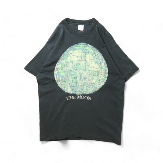 VINTAGE 90s L Art Tee -THE MOON-