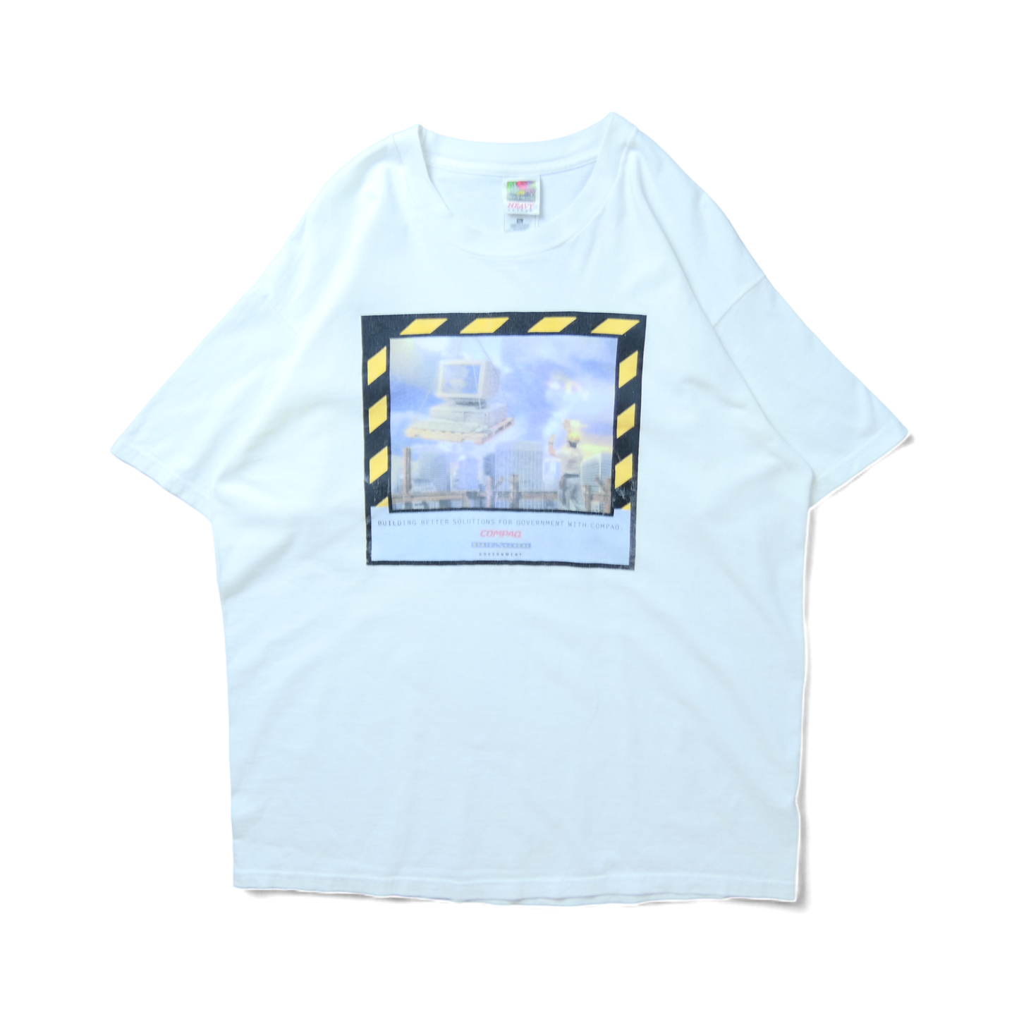 VINTAGE 90-00s XL Promotion Tee -COMPAQ-