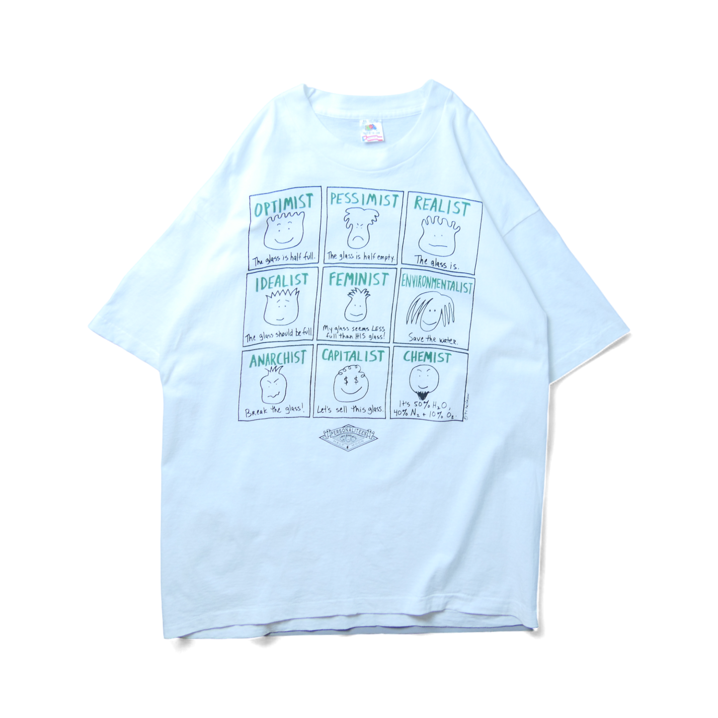 VINTAGE 90s XL Art Tee -PERSONALITEE-