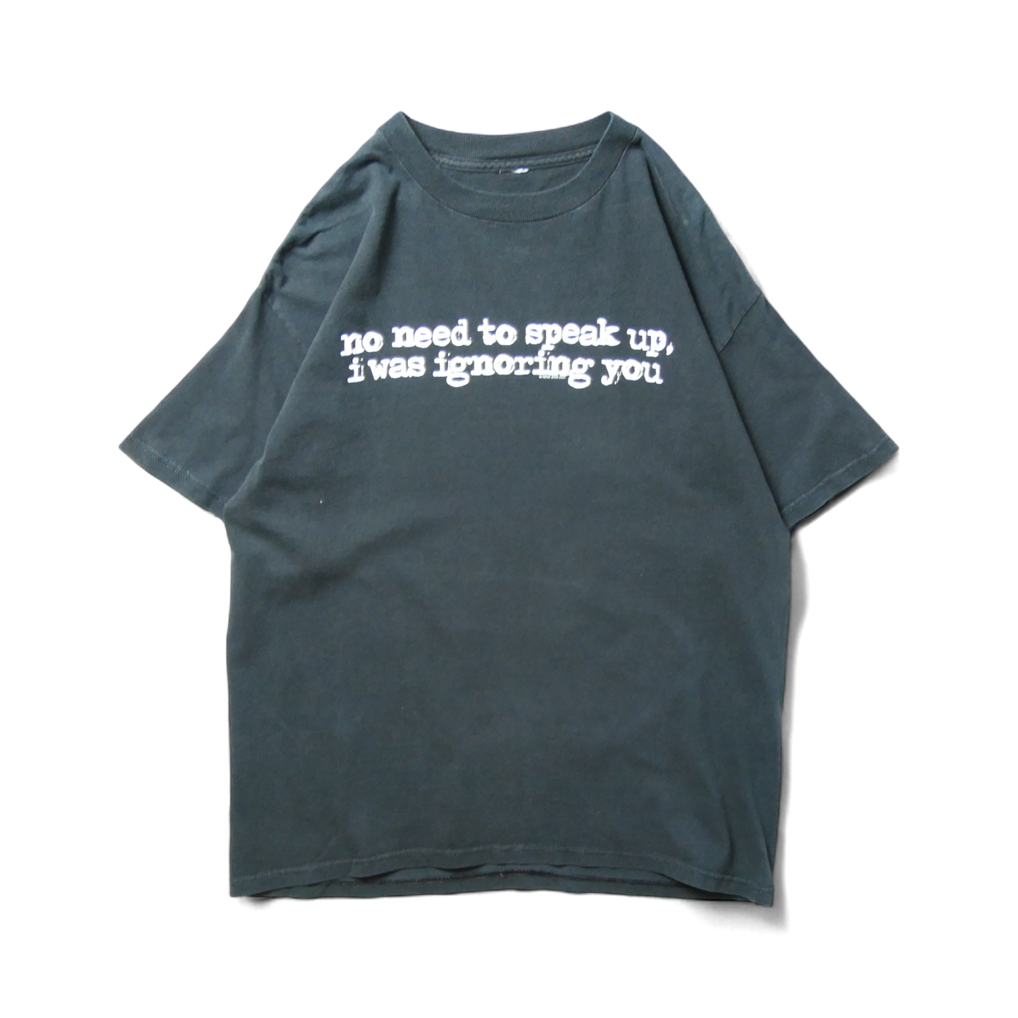 USED L Message Tee -ignoring you-