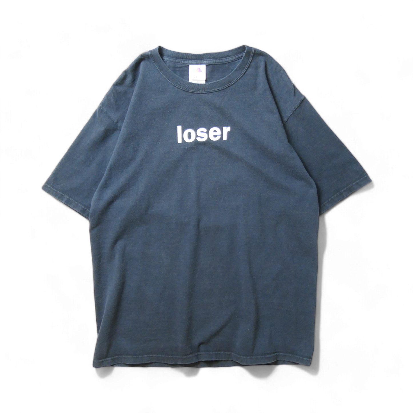 VINTAGE 00s L Message Tee -loser-