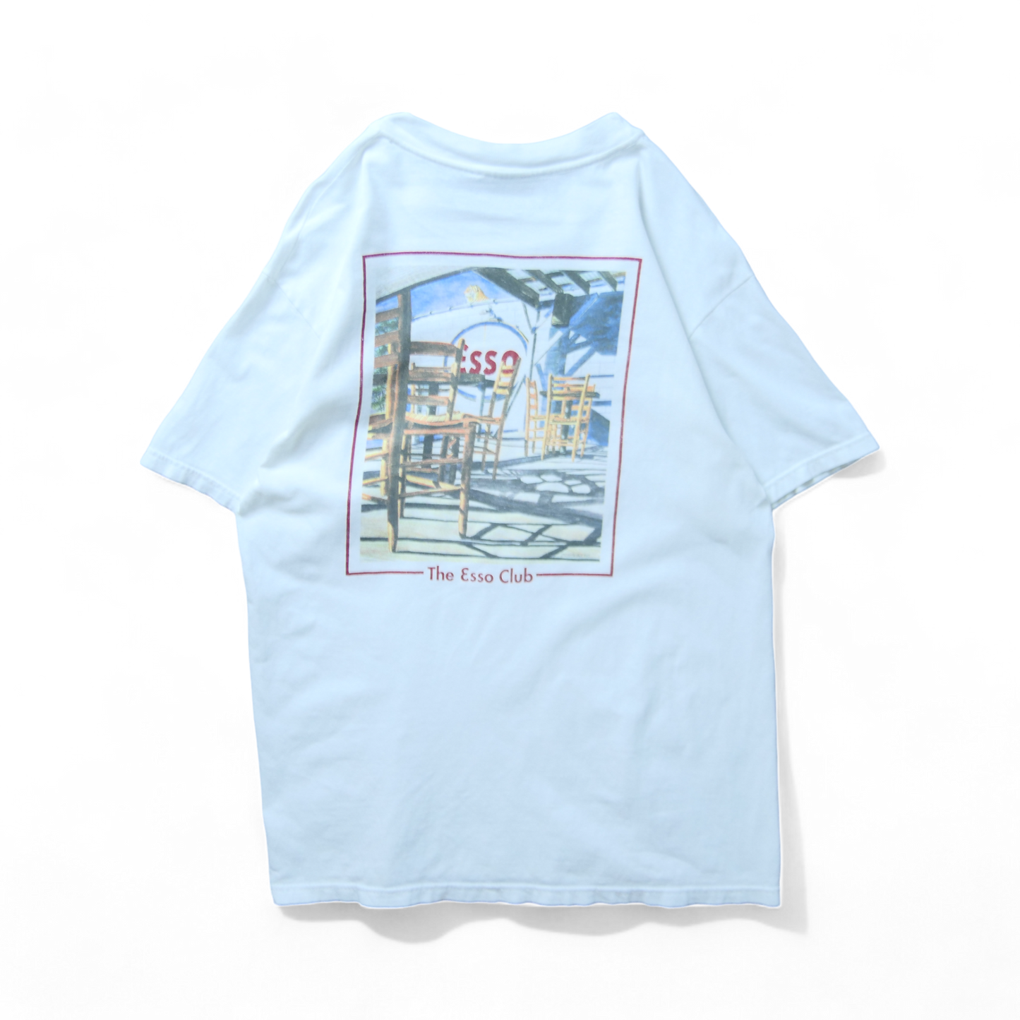 VINTAGE 90-00s M-L Promotion Tee -Esso-