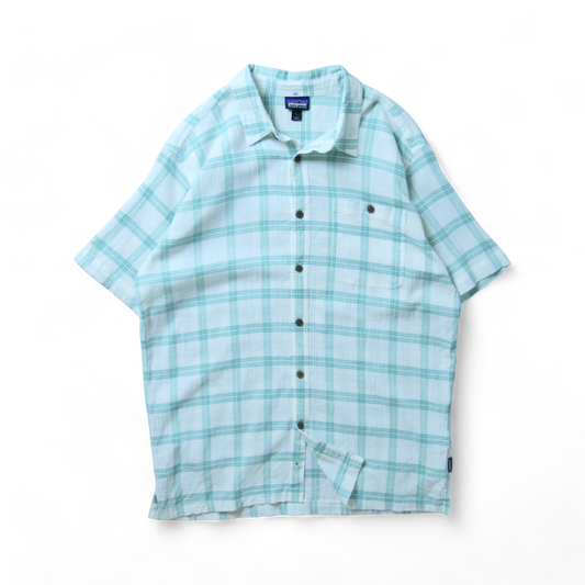 USED L Half Sleeve A/C Shirt -Patagonia-