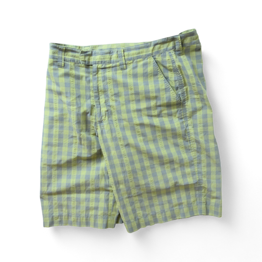USED 31inch Check Patterned Half Pants -Patagonia-