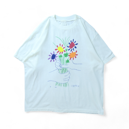 VINTAGE 80s XL Art Tee -Pablo Picasso-