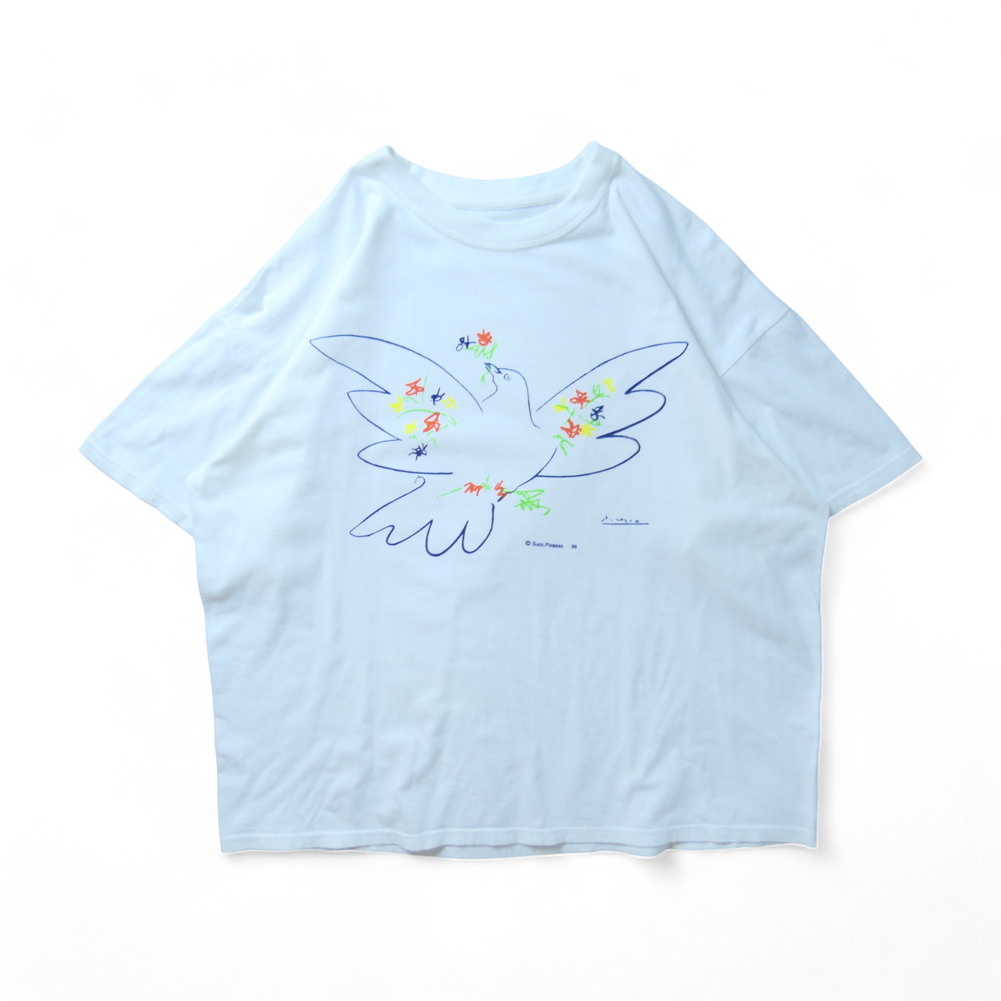 VINTAGE 90s L-XL Art Tee -Pablo Picasso-