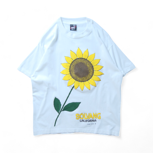 VINTAGE 90s L Art Tee -SUNFLOWER-