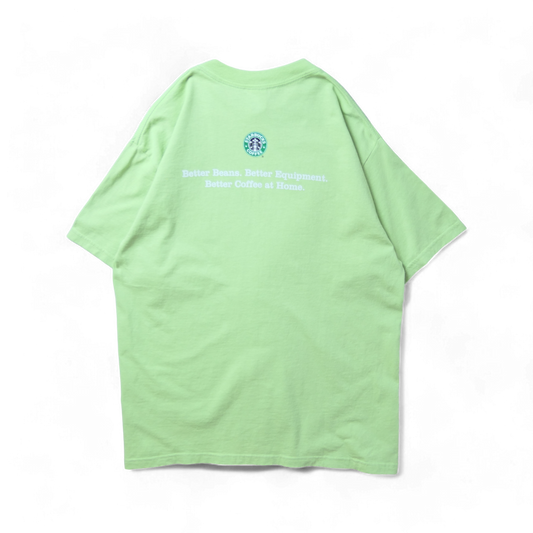 VINTAGE 90-00s M-L Promotion Tee -Starbucks Coffee-