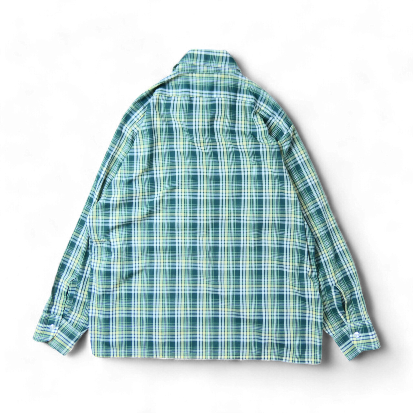 VINTAGE 70s XL L/S Box Shirt -Arrow-