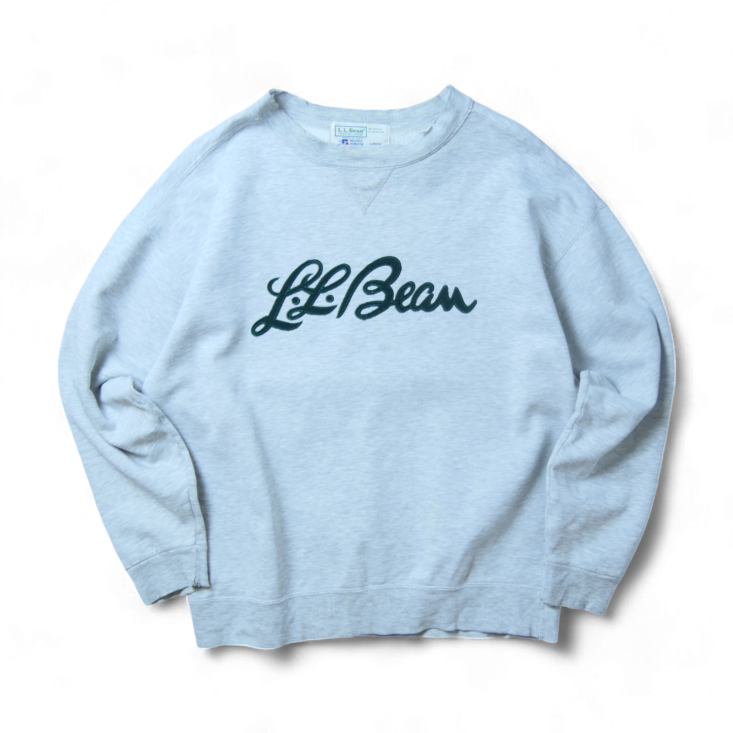 VINTAGE 90s L Logo Sweat -L.L.Bean × Russell Athletic-