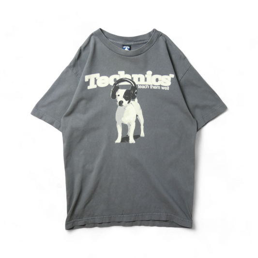 VINTAGE 90-00s M-L Promotion Tee -Technics-