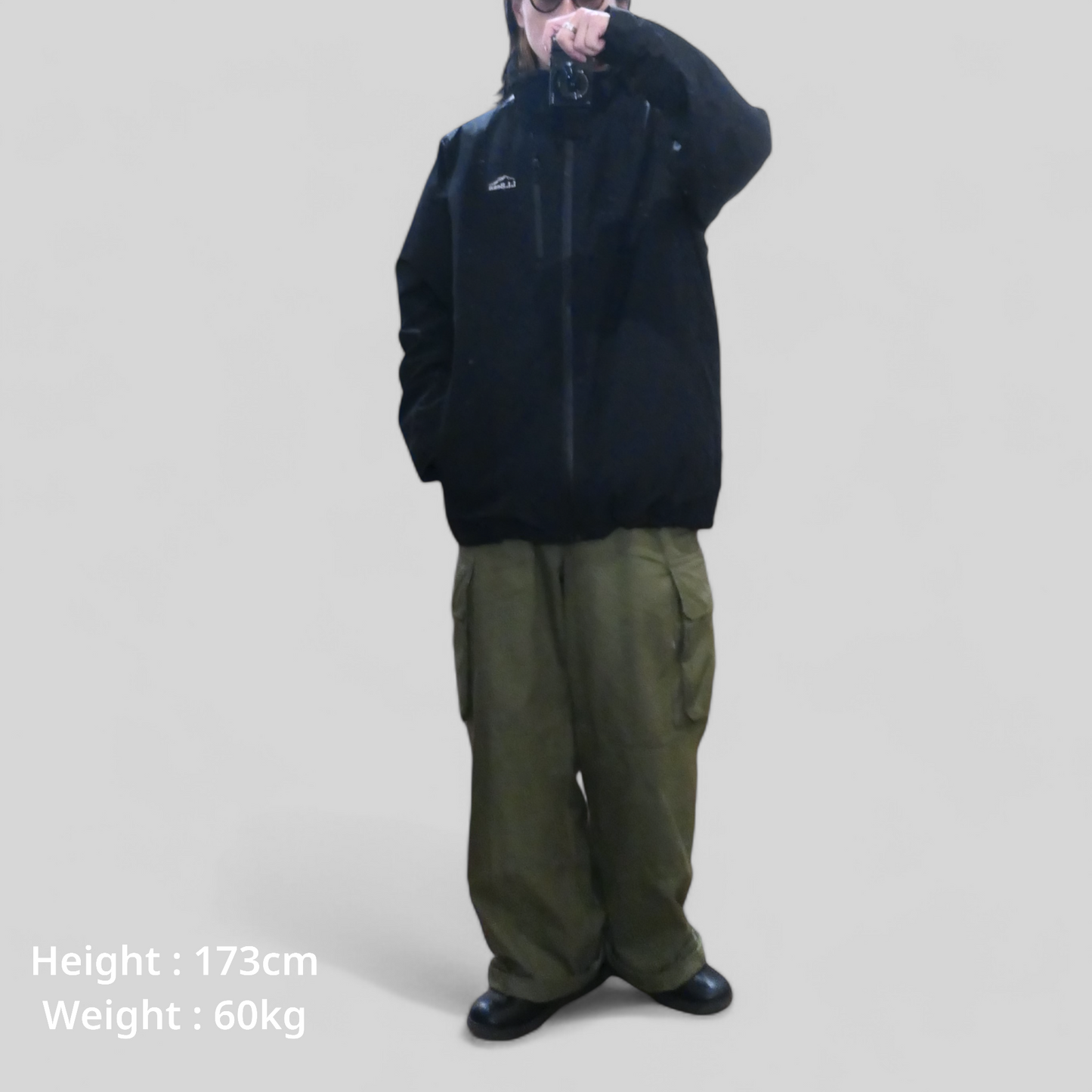 USED L "Thermore" Inner Cotton Jacket -L.L.Bean-