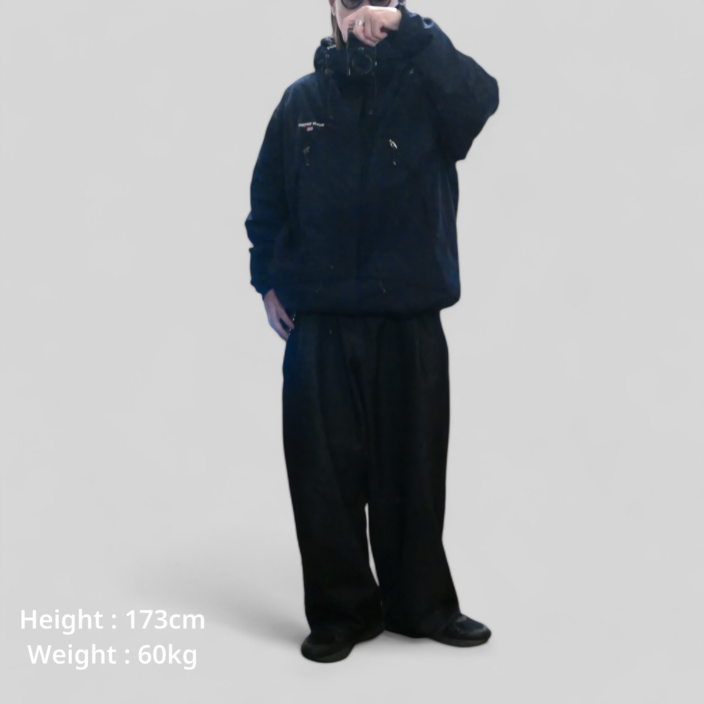 VINTAGE 90s L-XL Nylon Jacket -POLO SPORT-