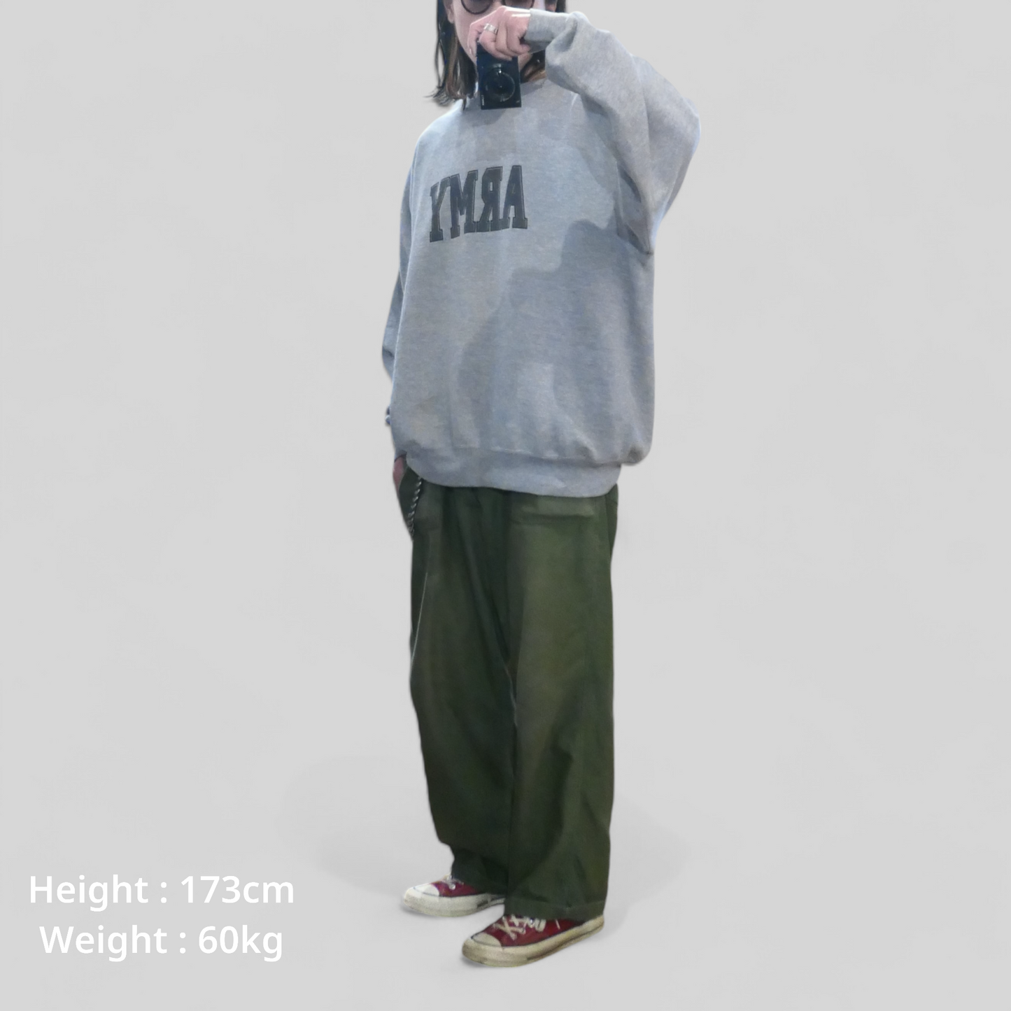 VINTAGE 90s XL Military Sweat -U.S.ARMY-