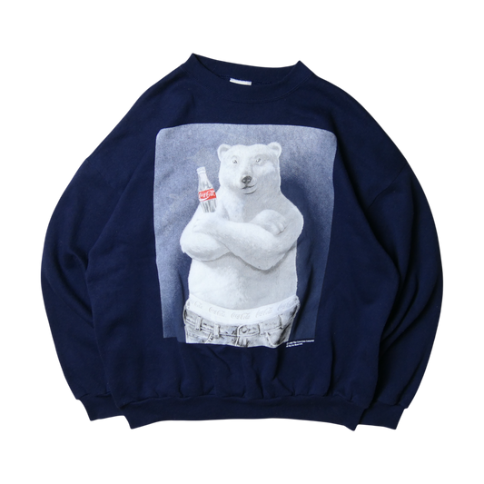 VINTAGE 90s XL Promotion Sweat -Coca Cola-